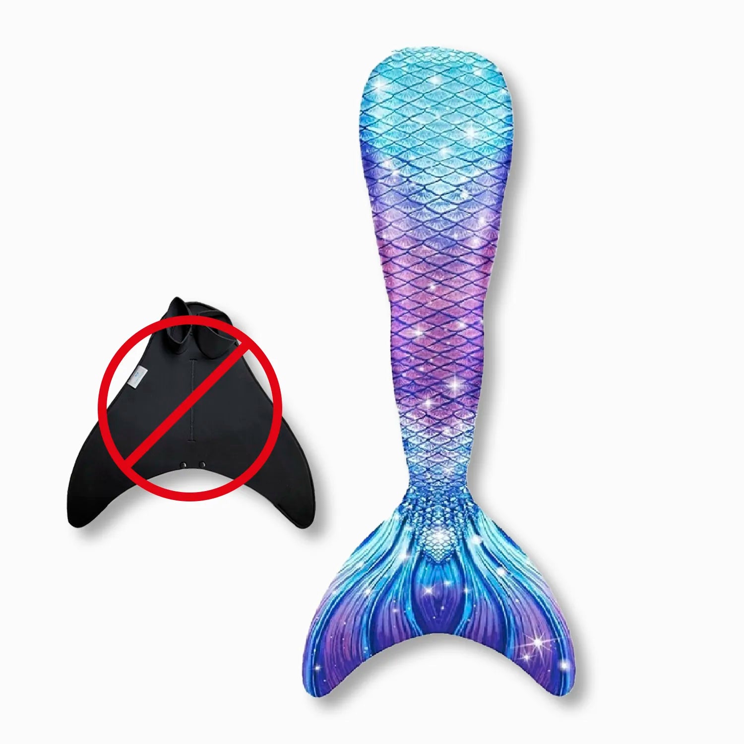 Galaxy mermaid tail without monofin Ocean Queens