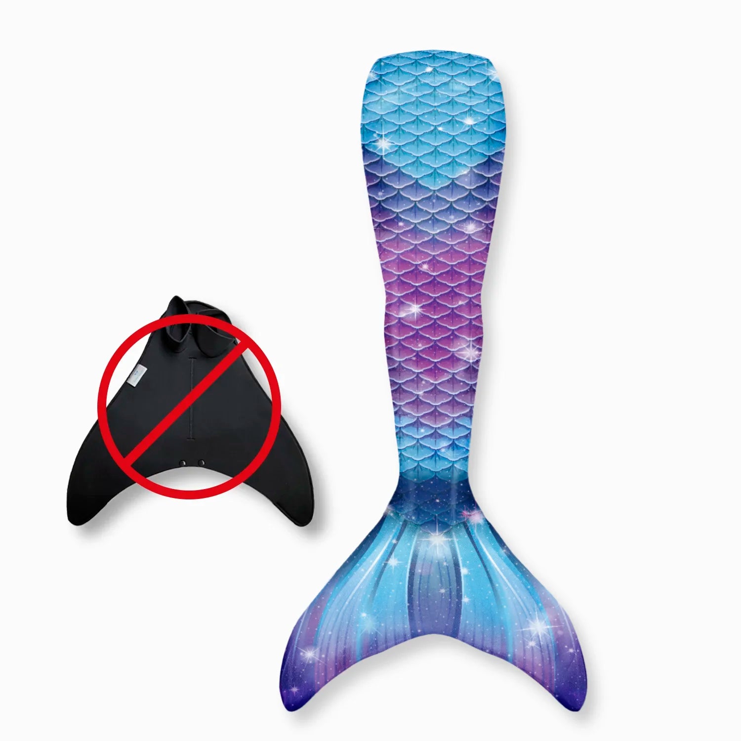 Galaxy mermaid tail without monofin Ocean Queens