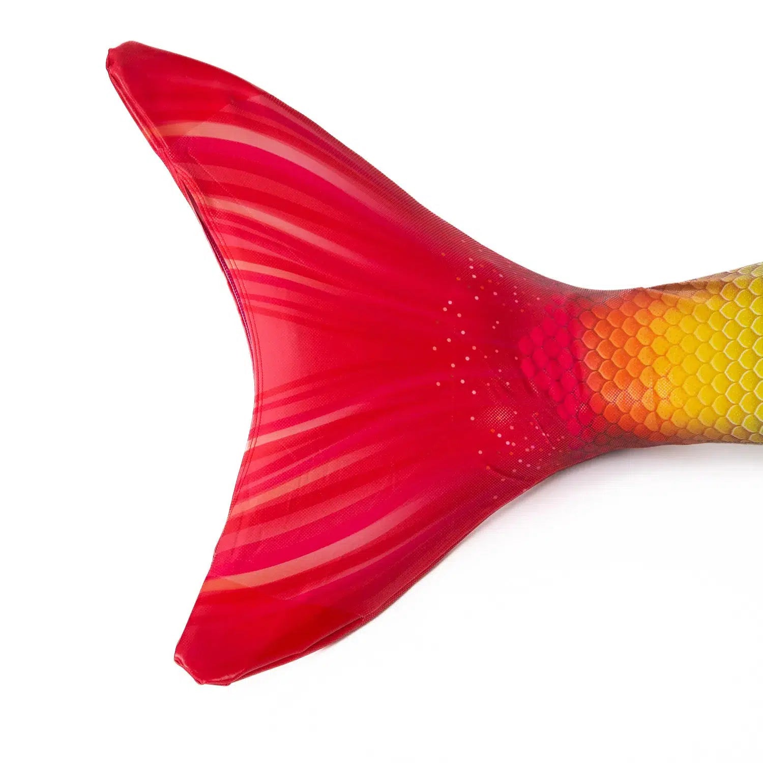 Happy Meerjungfrauenflosse mit Monoflosse, Bikinioberteil, Schwimmbrille und Halskette