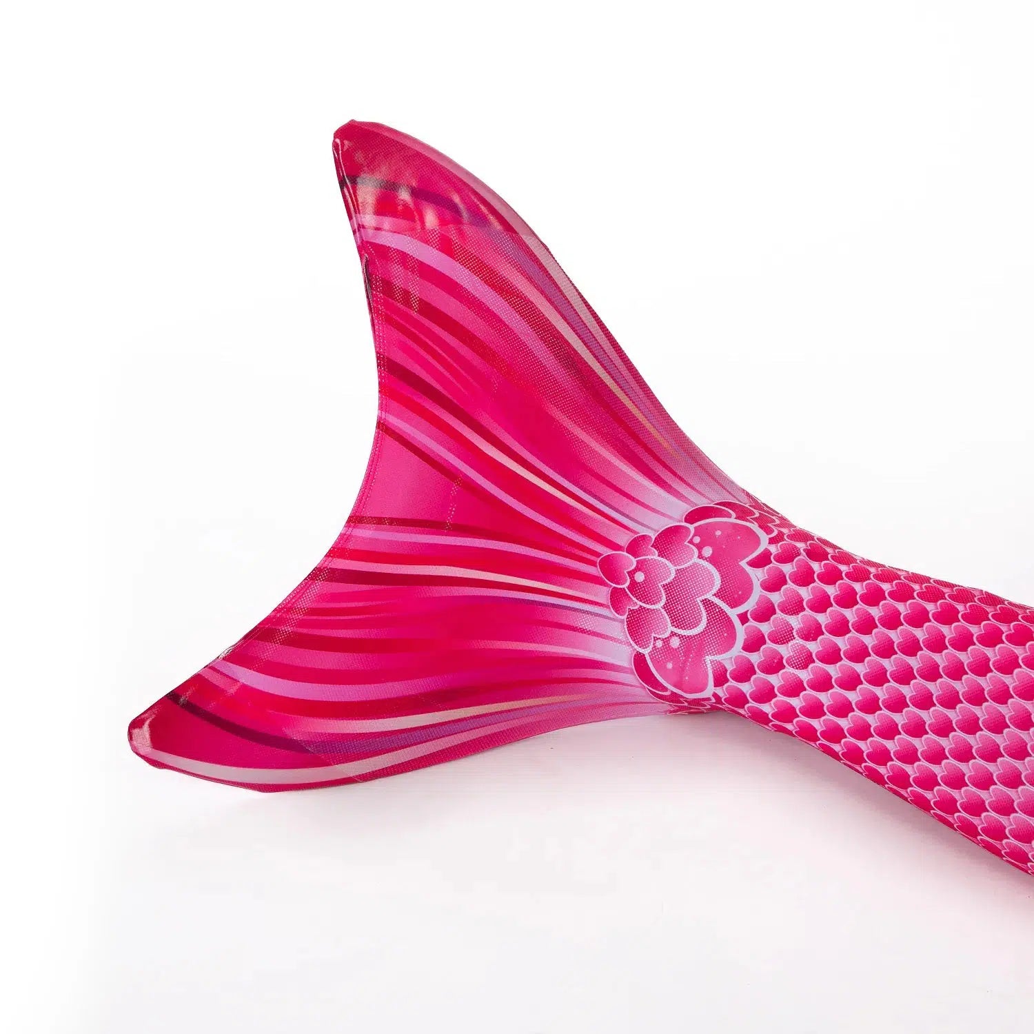 Hearts zeemeerminstaart roze met Monovin, Bikini top, Zwembril en Ketting