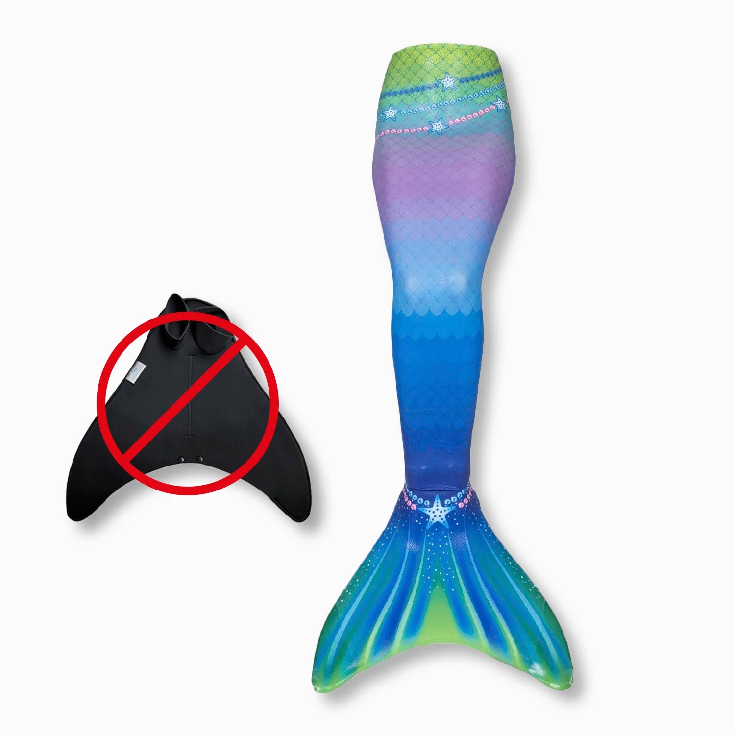 Starfish mermaid tail without monofin Ocean Queens